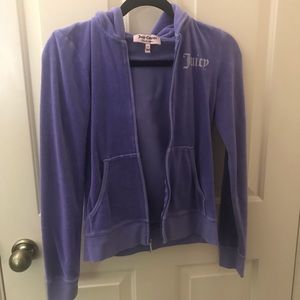 Purple Juicy zip-up hooded jacket